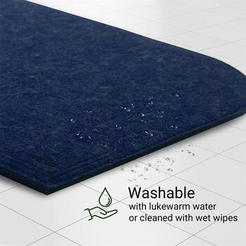 VILSTO filca materiāla galda paliktņu komplekts (18 gb.) Blue (PLACEMAT-SET-18pcs-BLUE)