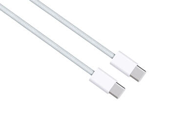 Apple MQKJ3ZM/A USB-C - USB-C 60W провод для быстрого заряда и передачи данных 1m White (OEM) (MQKJ3ZM/A/OEM)