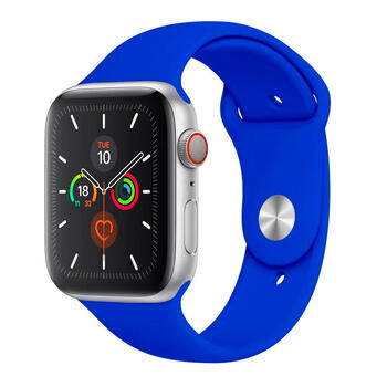 Riff Classic силиконовый ремешок для Apple Watch 42 / 44 / 45 mm Синий (RF-SIL-AW-42/44/45-BLUE)
