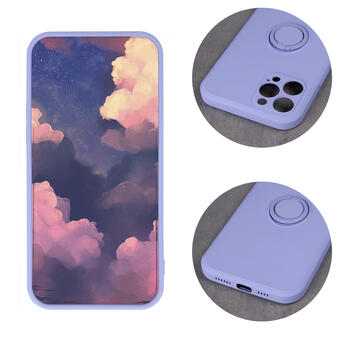 HQ Finger Grip maks priekš Apple iPhone 13 Pro Purple (GSM111058)
