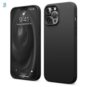 Riff Тонкий & Мягкий силиконовый чехол с мягкой подкладкой для Apple iPhone 14 Pro Black (RF-SC-IPH-14PRO-BK)