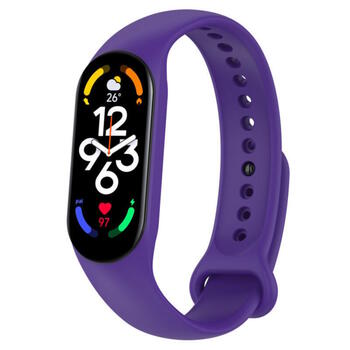 Riff Силиконовый ремешок для Xiaomi Mi Band series 3 / 4 / 5 / 6 / 7 Violet (RF-MIB3/7-VI)