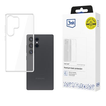 3MK 1,2mm Caurspīdīgs aizmugures maks priekš Samsung Galaxy S25 Ultra S938 (3MK-CLEAR-S25UL)
