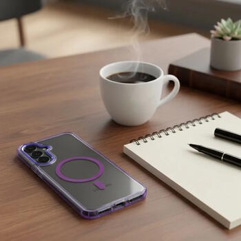 Riff Clear Hybrid Mag Cover Frame Чехол для Samsung Galaxy A57 5G A576 Purple (RF-HYB-A57-PU)
