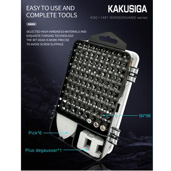 iKaku KSC-1491 114in1 Skrūvgriežu komplekts (KSC-1491)