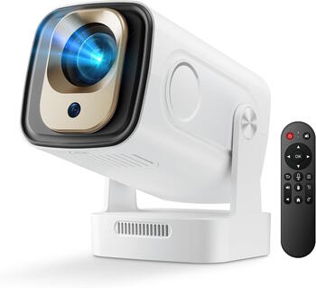 Riff HY260 Pro Ultra pārnēsājamais viedais projektors BT 5.4 1080p Android 11.0 Wi-Fi 6 ar automātisko trapeces korekciju (RF-HY260Pro)