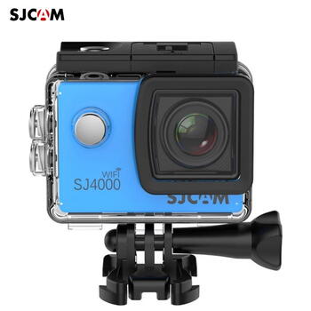 SJCam SJ4000 Wi-Fi Водостойкая 30m Спорт Камера 12MP 170 град.1080p HD 30fps 2.0" LCD Экран Голубой (SJ4000WIFI-BL)