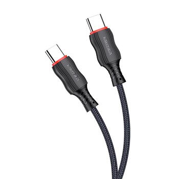 iKaku KSC-807 CHUANDA Провод для быстрой зарядки и передачи данных PD60W Type-C на Type-C 1m (KSC-807/C/C-BK)