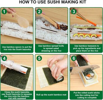 Riff 18in1 Suši pagatavošanas komplekts (RIFF-SUSHI-SET)