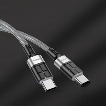 iKaku KSC-696 PD60W провод для подзаряда и передачи данных Type-C на Type-C 1.2м Blue (KSC-696/CC/BL)