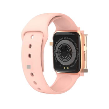Riff T500 IPS Touch Алюминиевые Смарт Часы с Пульсометром и изм. давления Rose (RF-T500-RO)