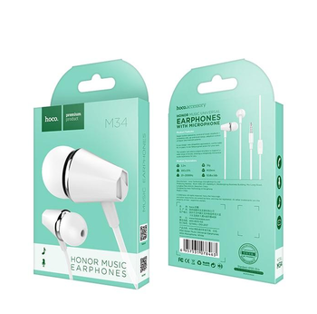 HOCO M34 Наушники Honor music (M34WH)