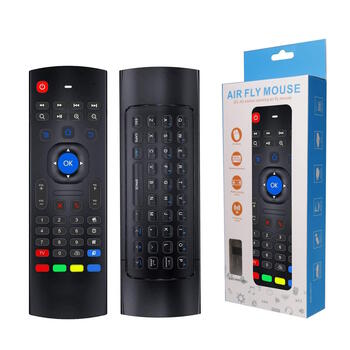 Riff RF-MX3 Air Fly Mouse 2.4G universāla tālvadības pults ar tastatūru (RF-MX3)