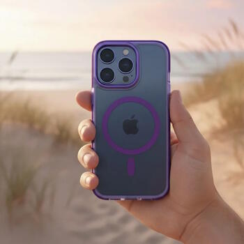 Riff Clear Hybrid Mag Cover Frame Чехол для Apple iPhone 17 Purple (RF-HYB-IP17-PU)