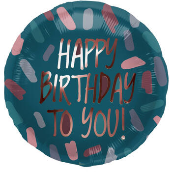 Folat Folija gaisa balons "Happy Birthday" 45cm (67915)
