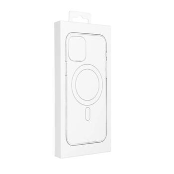 Riff Magsafe Silikona maks priekš Apple iPhone 16 Transparent (RF-MAG-IP16-TR)