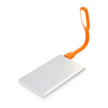Riff Elastīga Universāla Mini USB LED 1.2W Apgaismojuma Lampa Oranža (PS-M-MINLED-ORG)