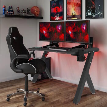 Apollon R5 alumīnija LED spēļu galds (140x60x73cm) (APOL-R5)
