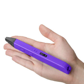 Riff RP800A Pro Тонкая 3D Ручка Печати с экраном с 1.75mm ABS/PLA проволокой AC Питание Фиолетовая (RF-3DPEN-RP800A-VI)