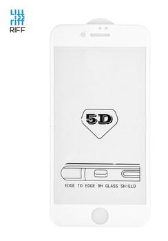 Riff 5D 0.3mm Защитное стекло для iPhone 7 / 8 / SE 2020 / SE 2022 WHITE (RF-TG-5D-IPH7/8-WH)