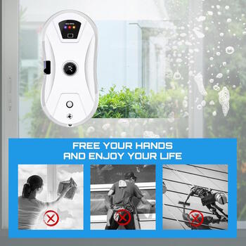 Riff RF-VAC625 Робот-пылесос для мытья окон 90W 100-240В 3 режима / с распылением (RF-VAC625)