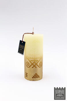 Baltic Candles "Дерево Аустры" / время сгорания 45h (60x140mm) Ivory (39012)