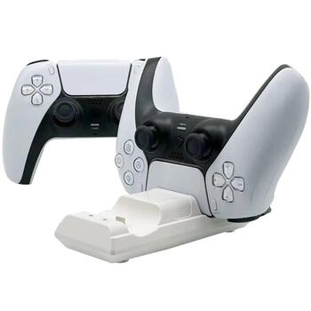 Riff P201 PS5 док-станция Зарядное устройство для контроллеров PS5 White (RF-P201/WH)