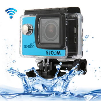 SJCam SJ4000 Wi-Fi Водостойкая 30m Спорт Камера 12MP 170 град.1080p HD 30fps 2.0" LCD Экран Голубой (SJ4000WIFI-BL)