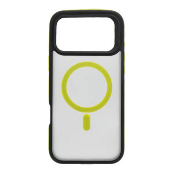 Riff NEO Magsafe aizmugurējais maks preks iPhone 18 Pro / iPhone 17 Pro Black/Yellow (RF-NEOMAG-IP17PRO-B/Y)
