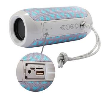 Riff TG117 Universāls bezvadu Bluetooth skaļrunis AUX / Micro SD / USB Pelēks-zils (RF-TG117-GR/BL)