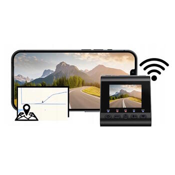 SJCam M60 Видеорегистратор для автомобиля 4K Wi-Fi с GPS + передняя + задняя камеры (SJ162954)