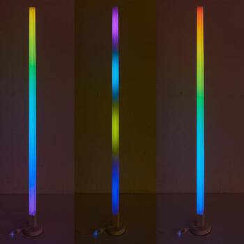 LED RGB cauruļveida lampa (151 cm) + tālvadības pults (LA0082)
