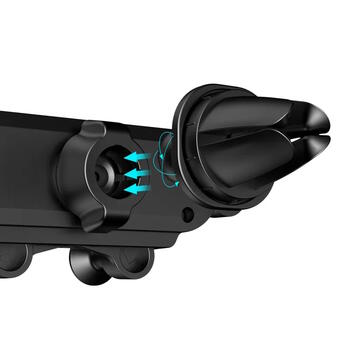 iKaku KSC-263 Gravity Универсальный авто держатель на решетку Black (KSC-263)