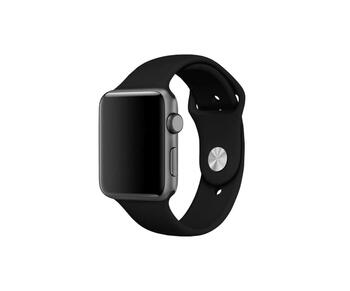 Riff Classic силиконовый ремешок для Apple Watch 38 / 40 / 41 mm Черный (RF-SIL-AW-38/40/41-BLACK)