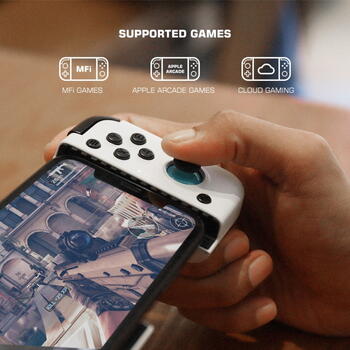 GameSir X2 Ligtning iOS Контроллер мобильныз игр с фиксатором Apple смартфона 173mm длинной Белый (GAMESIR-X2-LIGHTNING)