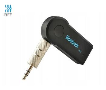 Riff BT-X5 Car FM Bluetooth Transmiteris ar 3.5mm Audio pieslēgumu + Mikrofona savienojumu Melna (RF-BT-X5)