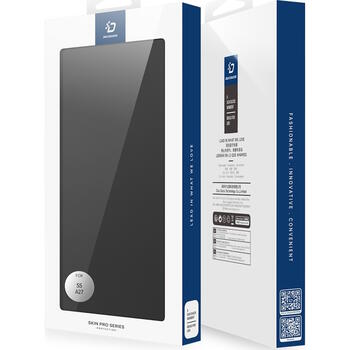 Dux Ducis Skin Pro sāniski atverams maks priekš Samsung Galaxy A276 A27 5G Black (DU-SP-A27-BK)