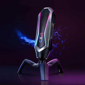 Aula T1 Профессиональный Микрофон с HD Чистым звуком для Игр / Стиминга USB-C гнезно 1.7m USB Кабель (T1)