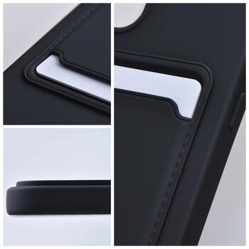 Riff Card sērijas silikona maks priekš Apple iPhone 11 Black (RF-CARD-IP11-BK)