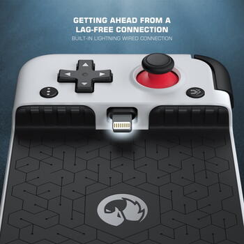 GameSir X2 Ligtning iOS Контроллер мобильныз игр с фиксатором Apple смартфона 173mm длинной Белый (GAMESIR-X2-LIGHTNING)