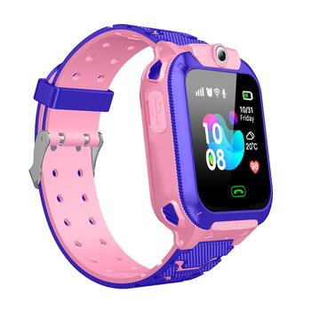Riff Q12 See Me Детские часы со звонком / чатом и камерой с Wi-Fi / Sim GPS Отслеживания Pink (RF-Q12-ROSE)