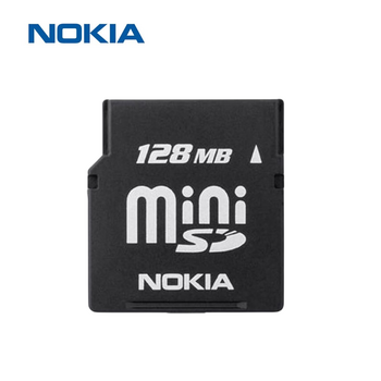 Nokia MiniSD Карта памяти 128 Mb б/у протестирована отформатирована Bulk (PS-M-MSD-128MB)