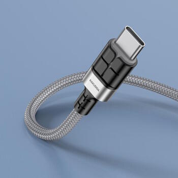 iKaku KSC-696 Smart провод для передачи данных и подзаряда USB на Type-C 1.2m Blue (KSC-696/C/BL)