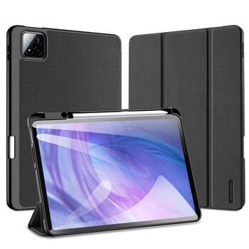 Dux Ducis Domo Maks ar statīvu un Miega gudru funkciju Xiaomi Pad 8 / Pad 7 / Pad 7 Pro Black (DU-DO-XPAD7-BK)