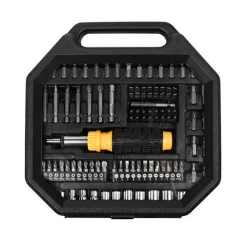 Benson Tools Ratchet Screwdriver Bit&Socket Set sprūdrata skrūvgriežu uzgaļu un uzgaļu komplekts (101 daļa) Cr-V (007741)