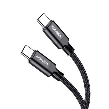 iKaku KSC-970 PD60W Быстрой подзарядки провод Type-C на Type-C 1м Black (KSC-970)