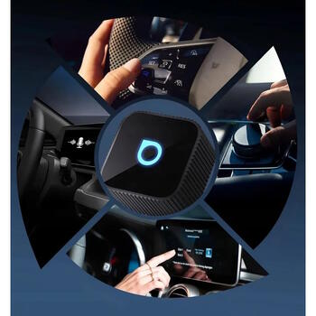 Ottocast T2 Mini Slim Беспроводной адаптер для CarPlay и Android Auto Silver (CP88-T2-SIL)