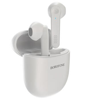 Borofone BE49 TWS 5.0 BT Беспроводные наушники с Touch техн. / 3.5h автономной раб. White (BE49)