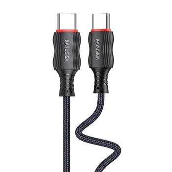iKaku KSC-807 CHUANDA Провод для быстрой зарядки и передачи данных PD60W Type-C на Type-C 1m (KSC-807/C/C-BK)