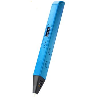 Riff RP800A Pro Tieva 3D druka pildspalva ar LCD ar 1.75mm ABS/PLA materiāla diegu AC Strāvas pieslēgums Blue (RF-3DPEN-RP800A-BLUE)